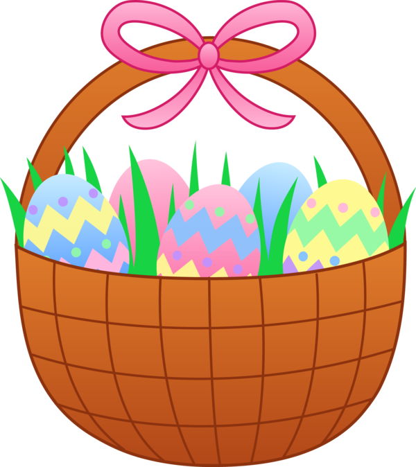 Free Easter Easter Egg Basket Food Clipart Clipart Transparent Background