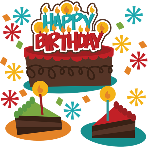 Free Birthday Text Food Cake Clipart Clipart Transparent Background