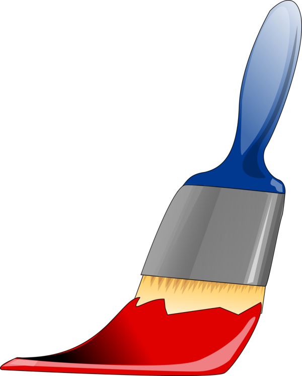 Free Painter Brush Shoe Clipart Clipart Transparent Background