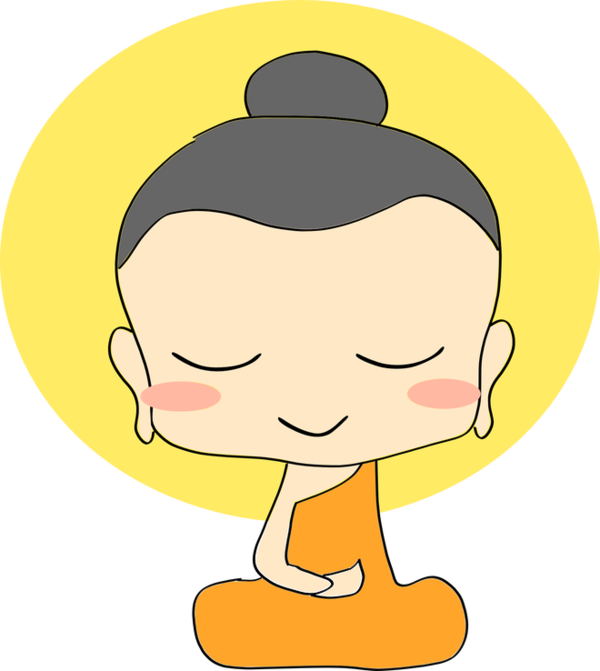 Free Buddhist Face Facial Expression Nose Clipart Clipart Transparent Background
