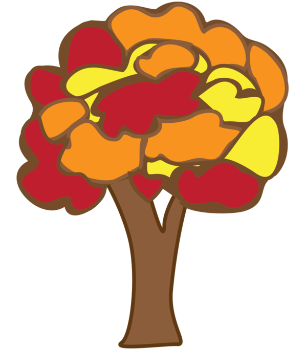 Free Autumn Flower Petal Tree Clipart Clipart Transparent Background