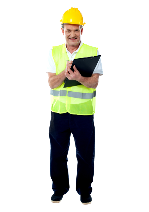 Free Architect Standing Hard Hat Headgear Clipart Clipart Transparent Background