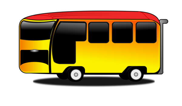 Free School Vehicle Car Transport Clipart Clipart Transparent Background