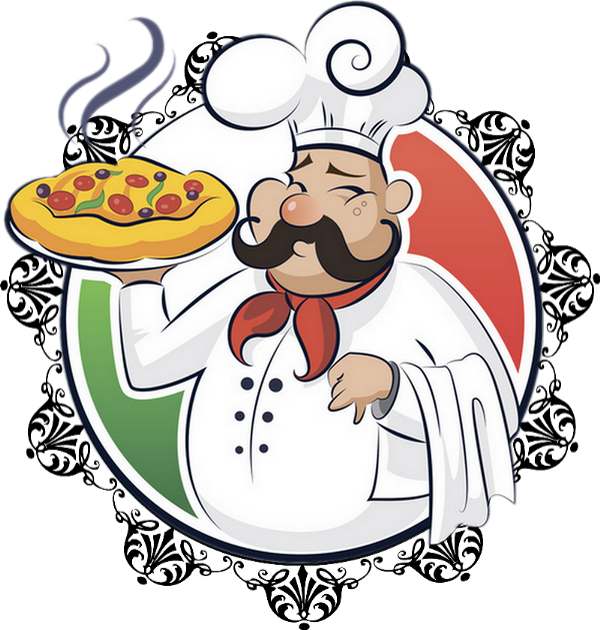 Free Pizza Food Christmas Clipart Clipart Transparent Background
