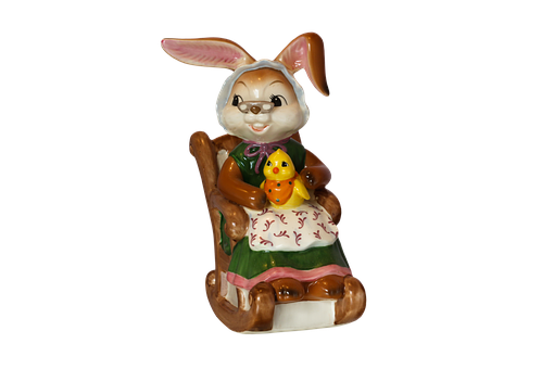 Free Rabbit Figurine Rabbit Easter Bunny Clipart Clipart Transparent Background