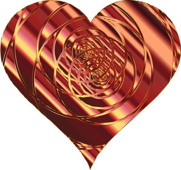 Free Heart Icon Heart Spiral Clipart Clipart Transparent Background