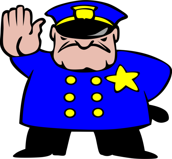 Free Police Headgear Clipart Clipart Transparent Background