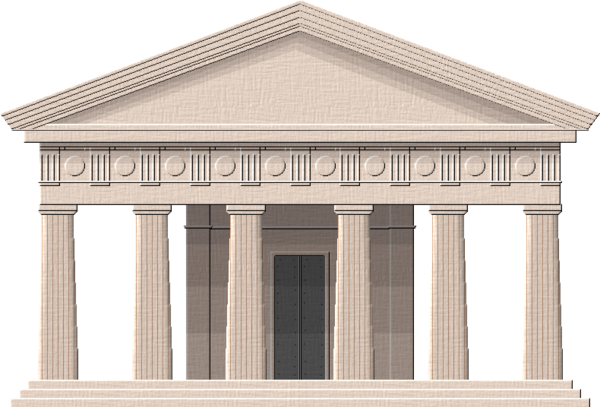 Free Temple Classical Architecture Property Structure Clipart Clipart Transparent Background