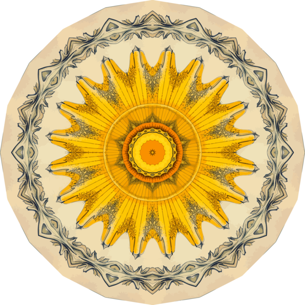 Free Sunflower Flower Sunflower Dishware Clipart Clipart Transparent Background