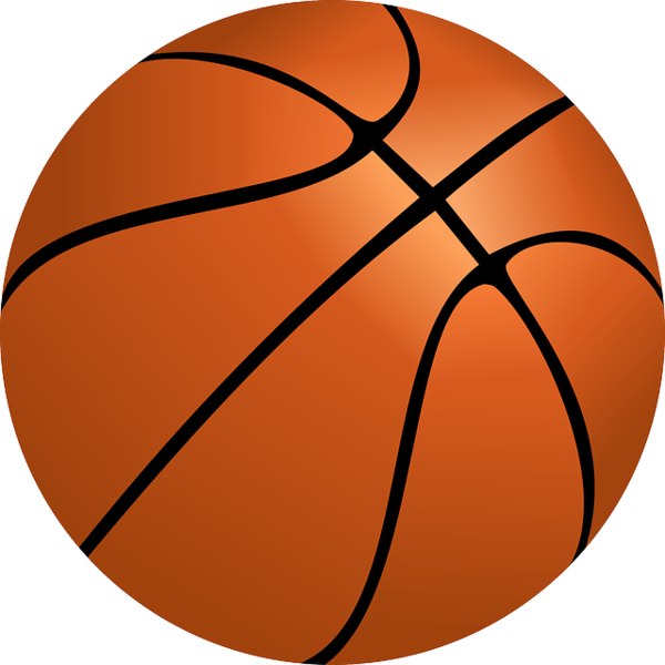 Free Basketball Team Sport Line Ball Clipart Clipart Transparent Background