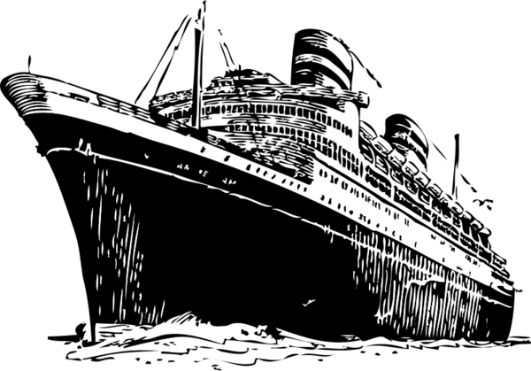 Free Water Ship Water Transportation Black And White Clipart Clipart Transparent Background