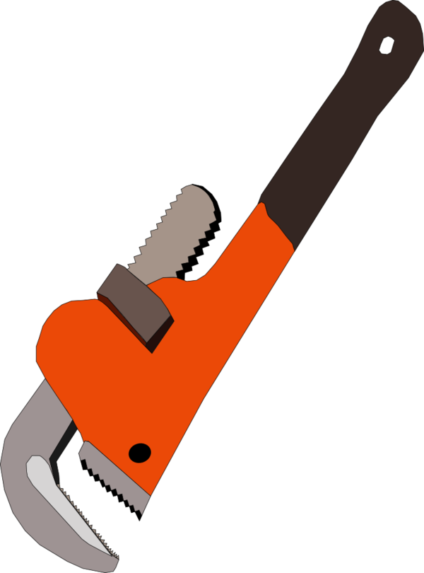 Free Plumber Adjustable Spanner Hardware Tool Clipart Clipart Transparent Background