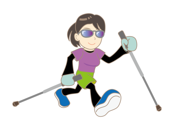 Free Hiking Play Ski Pole Child Clipart Clipart Transparent Background