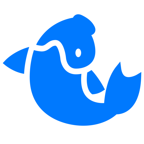 Free Fishing Blue Fish Dolphin Clipart Clipart Transparent Background