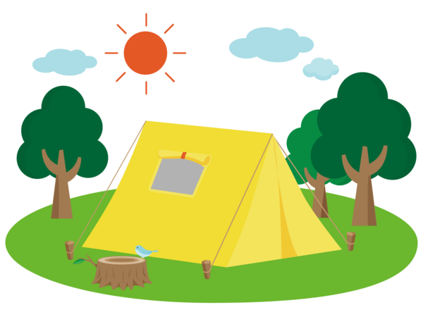 Free Camping Play Area Green Clipart Clipart Transparent Background