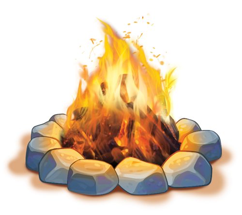 Free Camping Flame Clipart Clipart Transparent Background