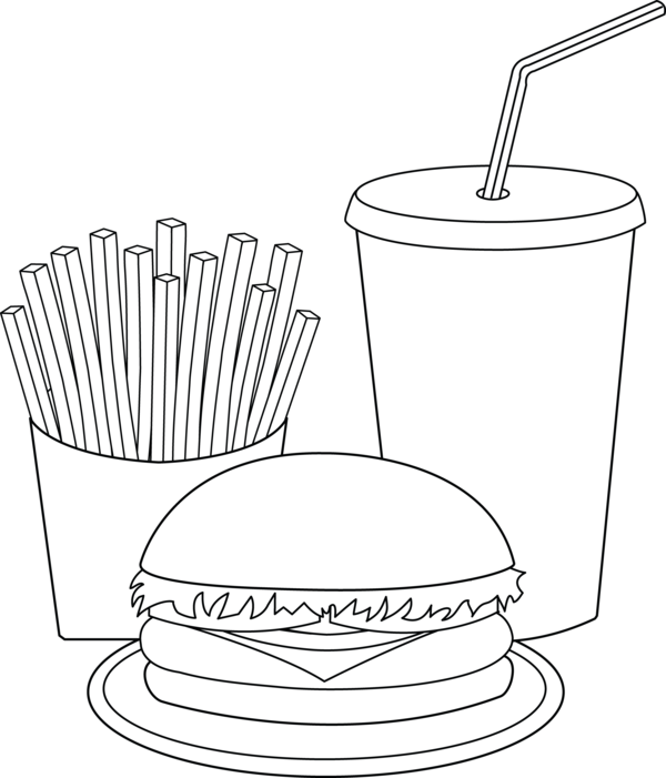 Free Book Black And White Line Art Drinkware Clipart Clipart Transparent Background