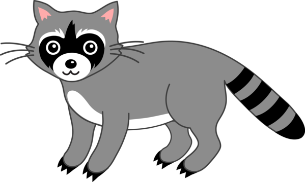 Free Bear Cat Cartoon Tail Clipart Clipart Transparent Background