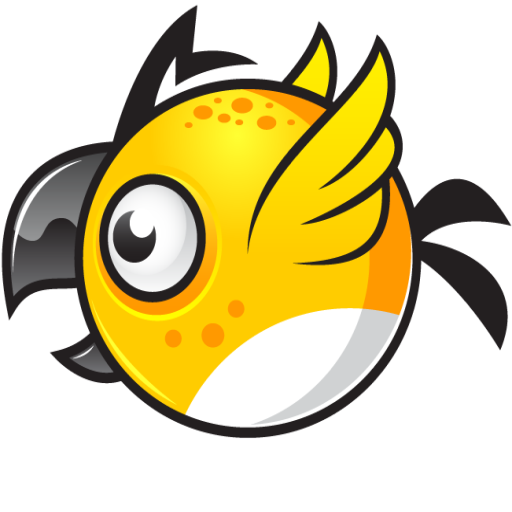 Free Bird Emoticon Smiley Yellow Clipart Clipart Transparent Background