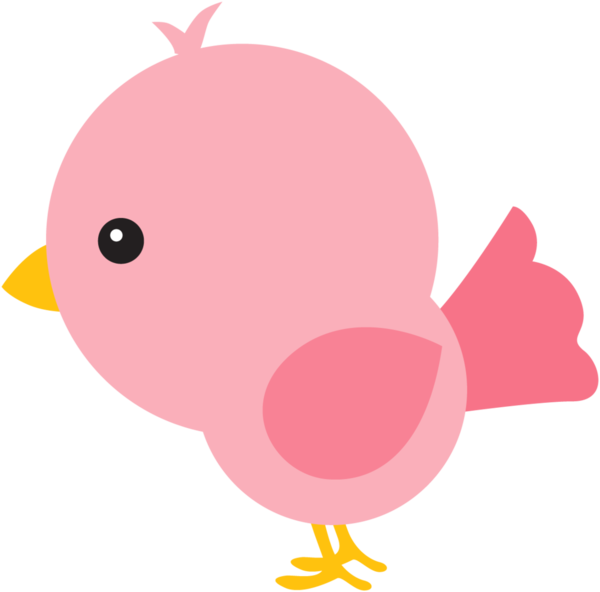 Free Bird Beak Pink Bird Clipart Clipart Transparent Background
