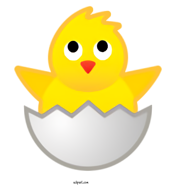 Free Holidays Yellow Cartoon Smiley For Easter Clipart Transparent Background