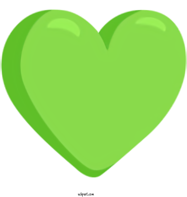Free Holidays Green Heart Leaf For Saint Patricks Day Clipart Transparent Background