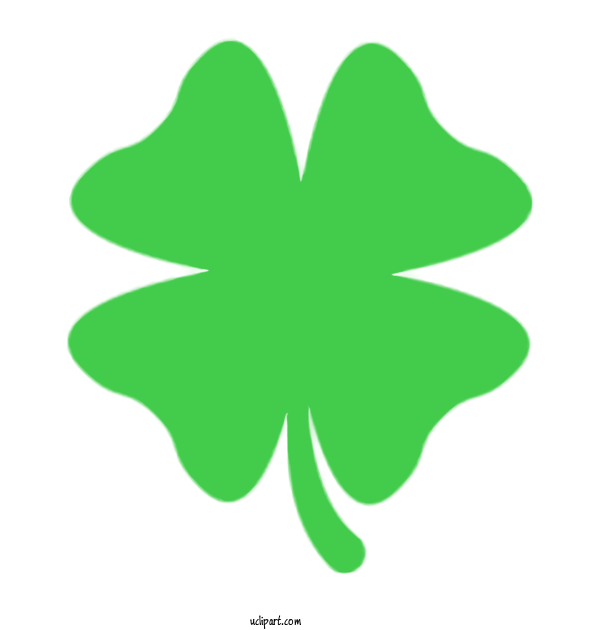 Free Holidays Green Leaf Symbol For Saint Patricks Day Clipart Transparent Background