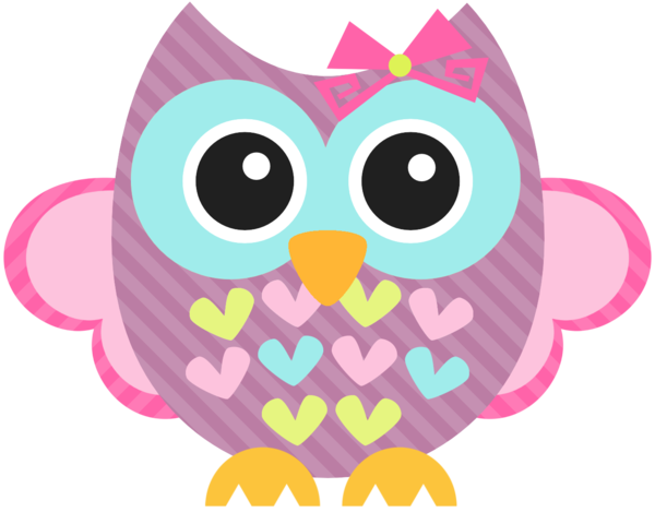Free Bird Pink Owl Bird Of Prey Clipart Clipart Transparent Background