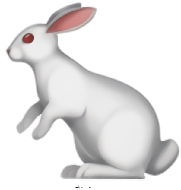 Free Holidays Rabbit Rabbits And Hares Animal Figure For Easter Clipart Transparent Background