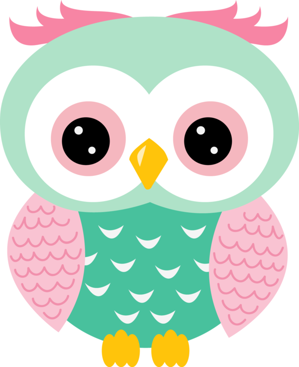 Free Bird Pink Owl Eye Clipart Clipart Transparent Background