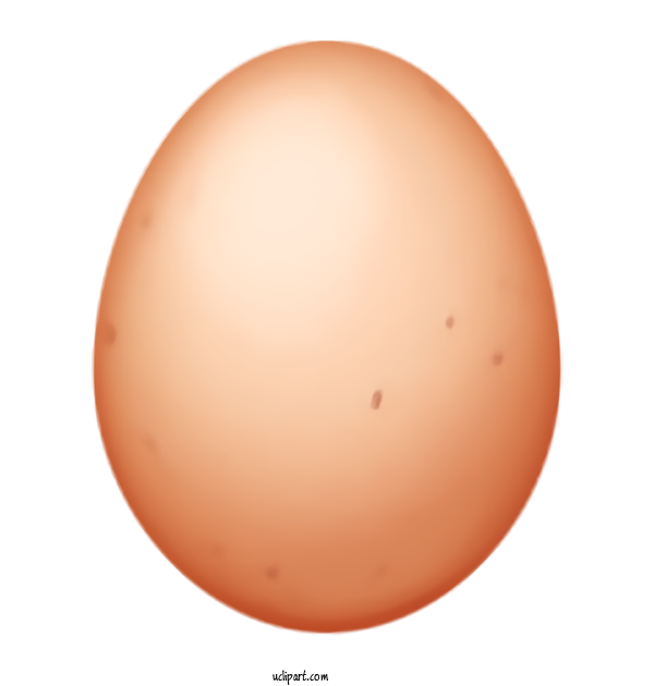 Free Holidays Egg Egg Peach For Easter Clipart Transparent Background