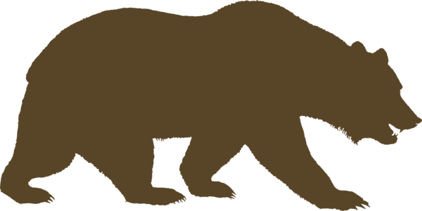 Free Bear Wildlife Silhouette Bear Clipart Clipart Transparent Background