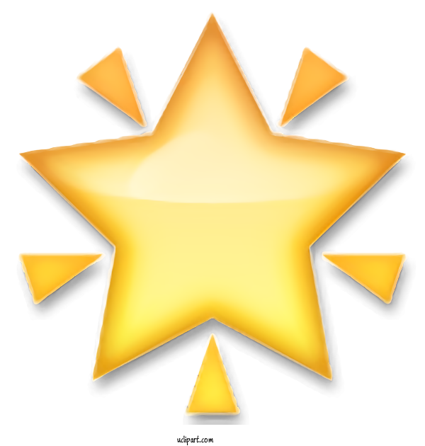 Free Holidays Yellow Star For Diwali Clipart Transparent Background