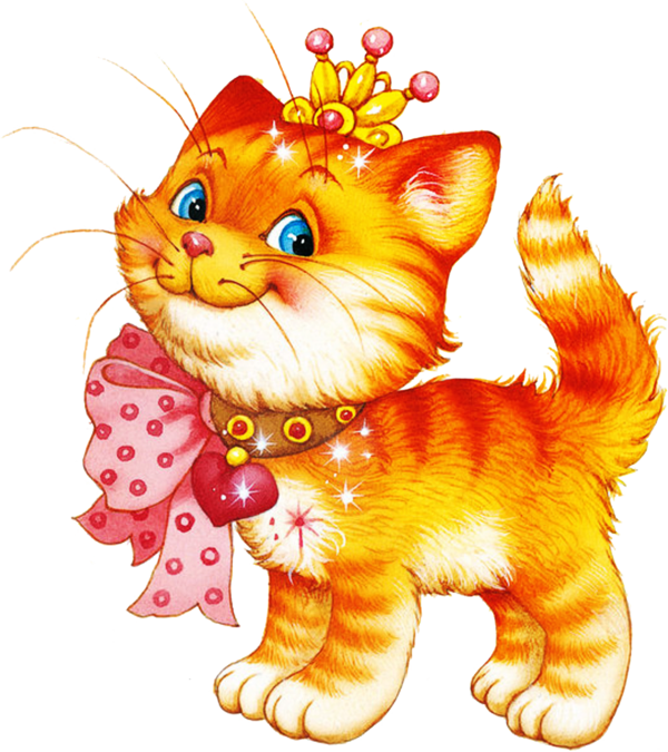 Free Cat Flower Paw Orange Clipart Clipart Transparent Background
