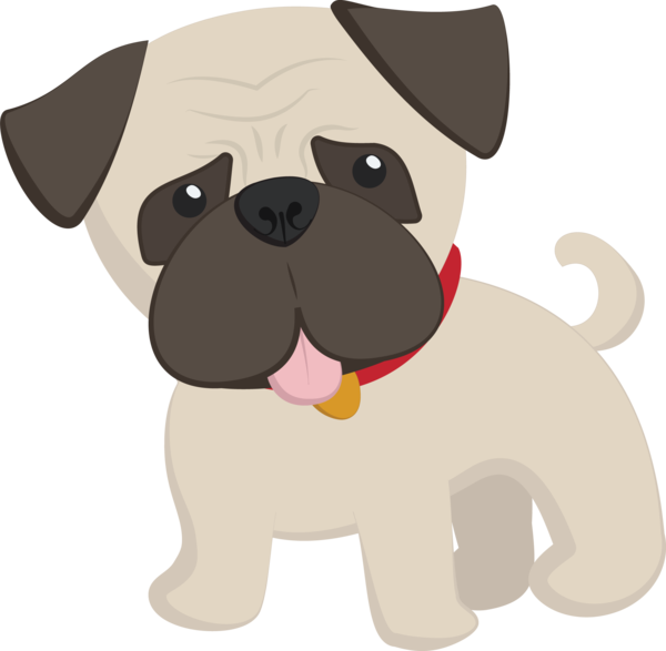 Free Dog Paw Puppy Love Pug Clipart Clipart Transparent Background