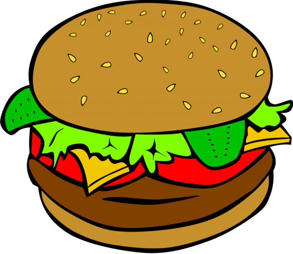 Free Fast Food Junk Food Hamburger Food Clipart Clipart Transparent Background