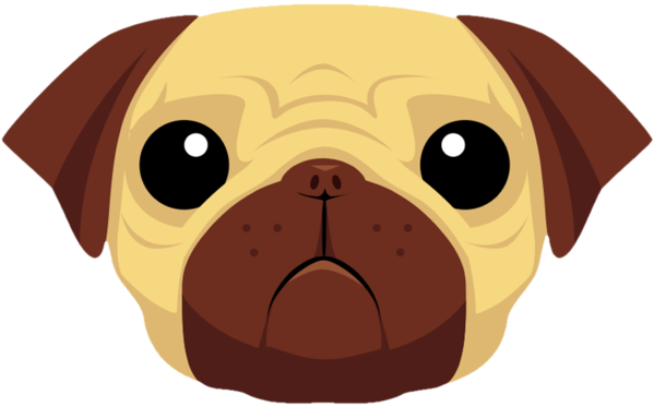 Free Dog Dog Pug Nose Clipart Clipart Transparent Background