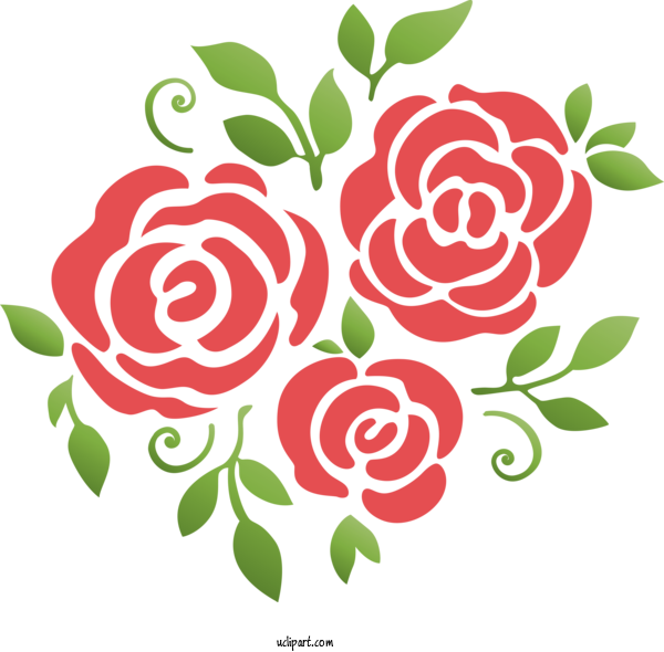 Free Flowers Red Rose Flower For Rose Clipart Transparent Background