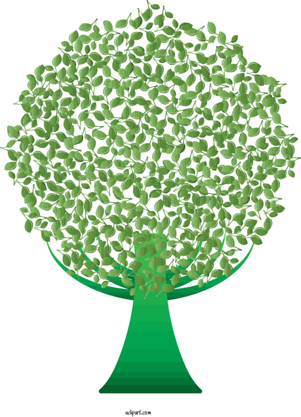 Free Nature Green Tree Leaf For Tree Clipart Transparent Background