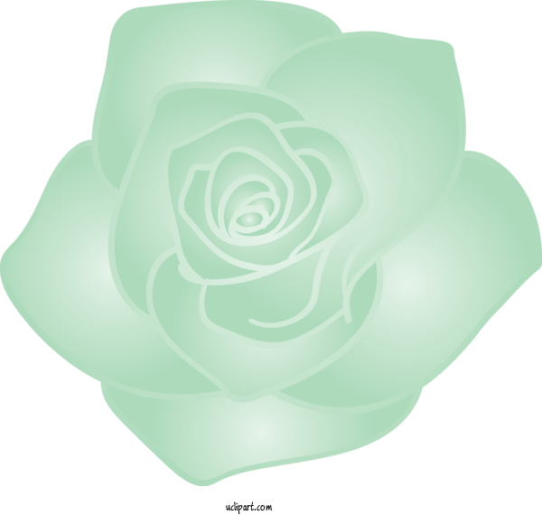 Free Flowers Green Petal Rose For Rose Clipart Transparent Background