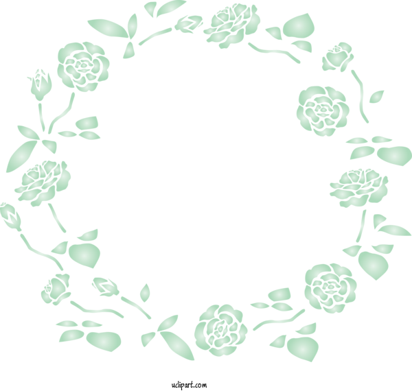 Free Flowers Leaf Plant Pattern For Rose Clipart Transparent Background