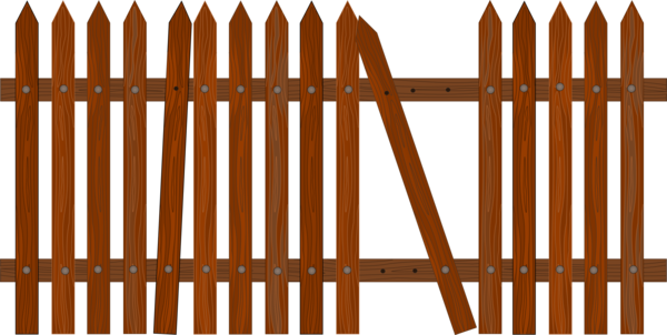 Free Garden Home Fencing Fence Picket Fence Clipart Clipart Transparent Background
