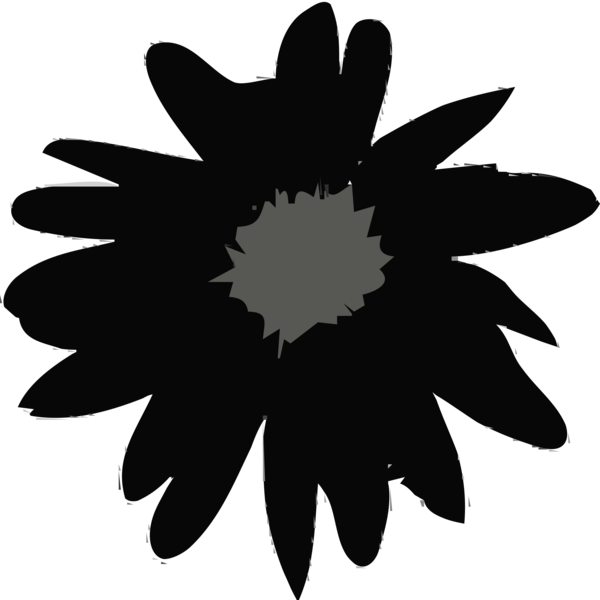 Free Leaf Flower Black And White Leaf Clipart Clipart Transparent Background