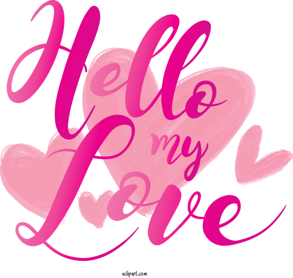 Free Holidays Text Pink Font For Valentines Day Clipart Transparent Background