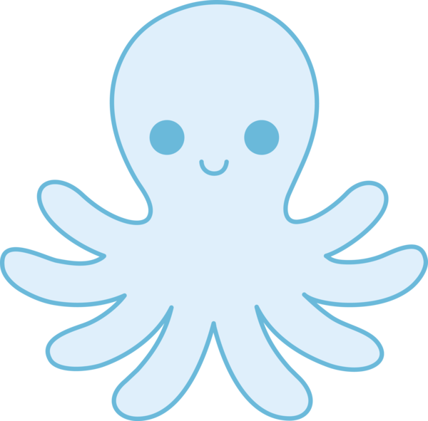 Free Octopus Octopus Line Smile Clipart Clipart Transparent Background