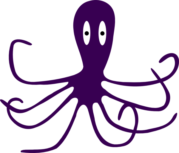 Free Octopus Text Line Octopus Clipart Clipart Transparent Background