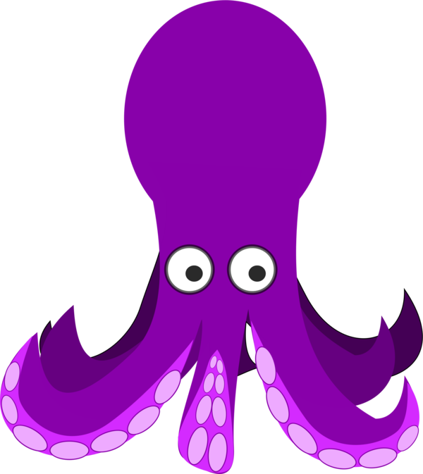 Free Octopus Octopus Nose Violet Clipart Clipart Transparent Background