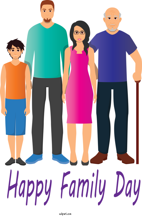 Free People People Social Group Line For Family Clipart Transparent Background