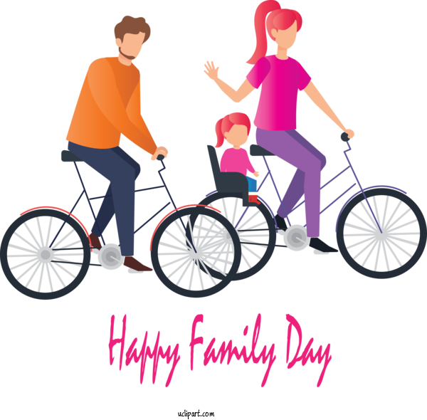 Free People Bicycle Bicycle Wheel Bicycle Part For Family Clipart Transparent Background