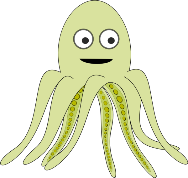 Free Octopus Octopus Plant Food Clipart Clipart Transparent Background